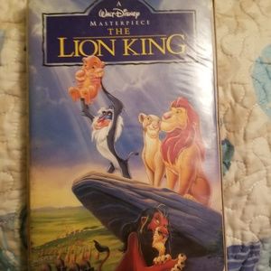 Walt Disneys master piece the lion king VHS